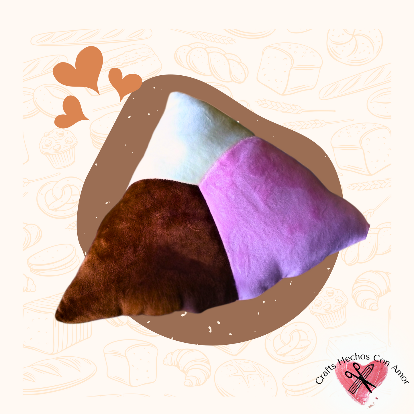 Pan Dulce "Payaso" Plush Cushion