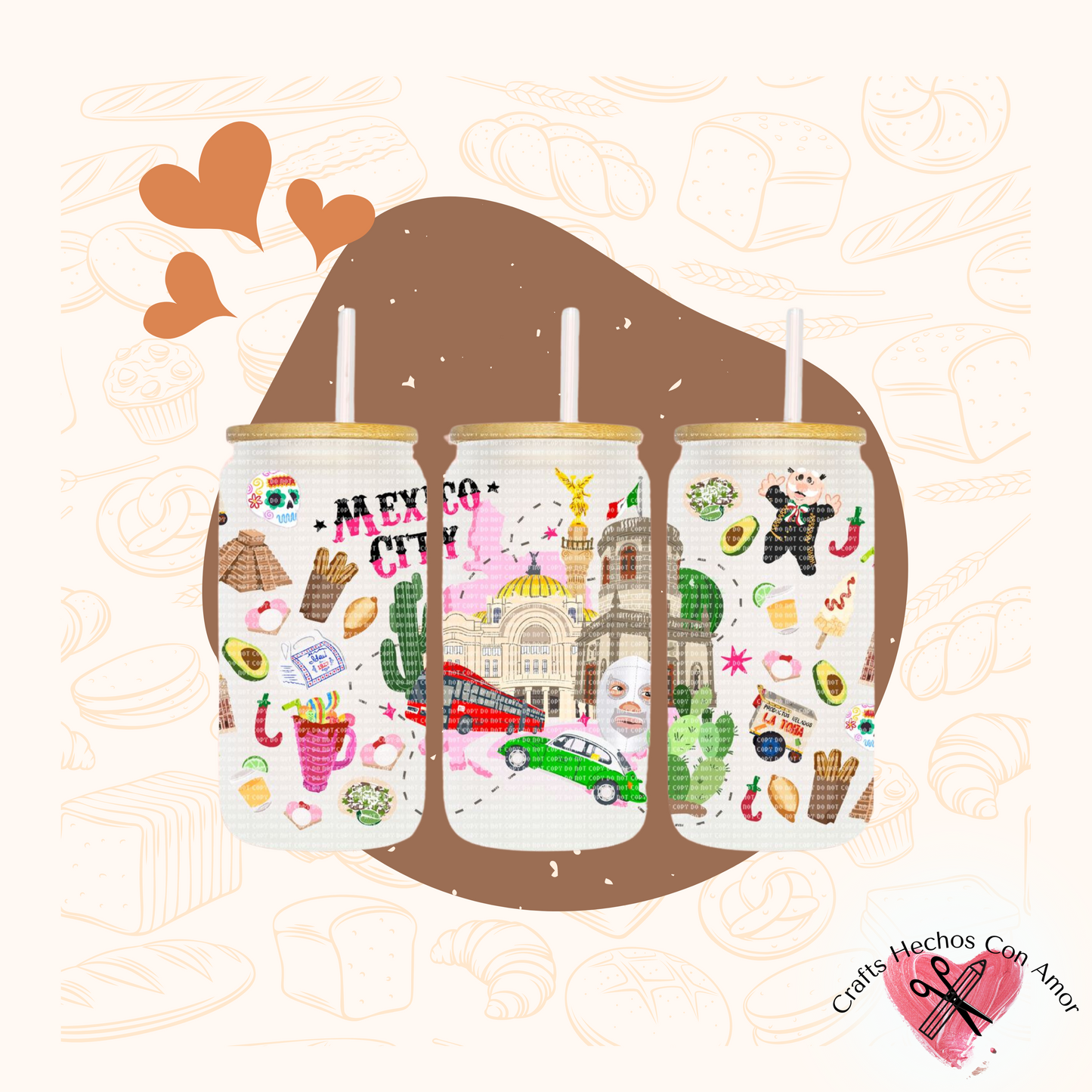 Ciudad de México Glass Tumbler