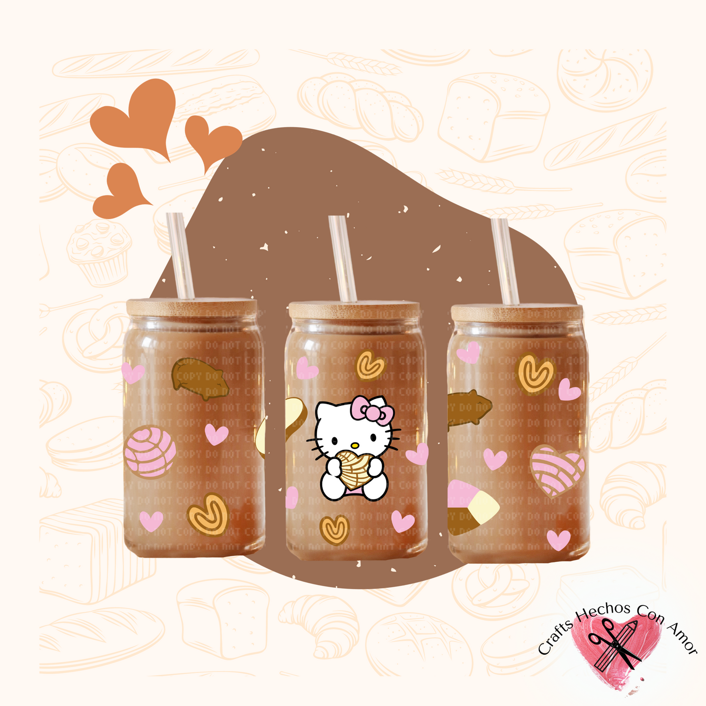 Kitty Pan Glass Tumbler