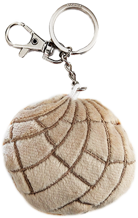 Plush Concha Key Chain: Chocolate / 50-pk