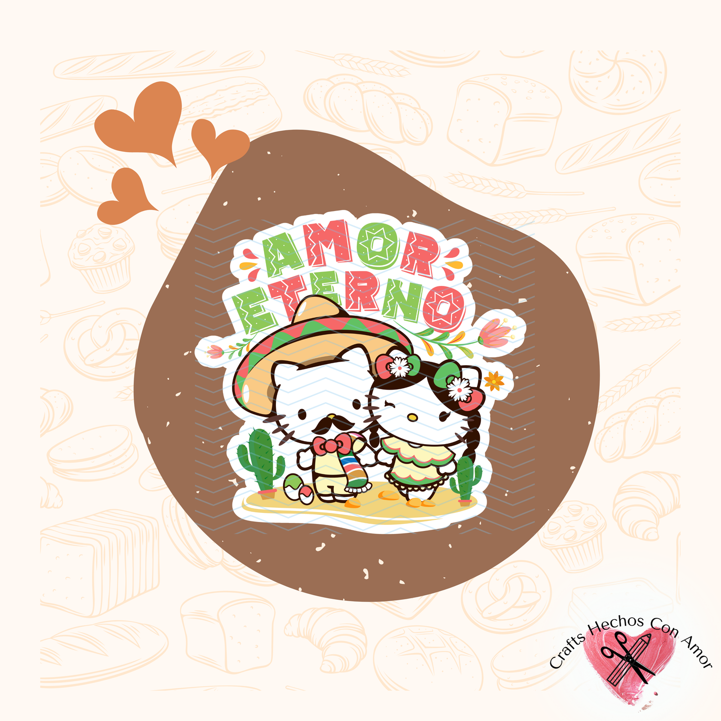 HK Amor Eterno Sticker