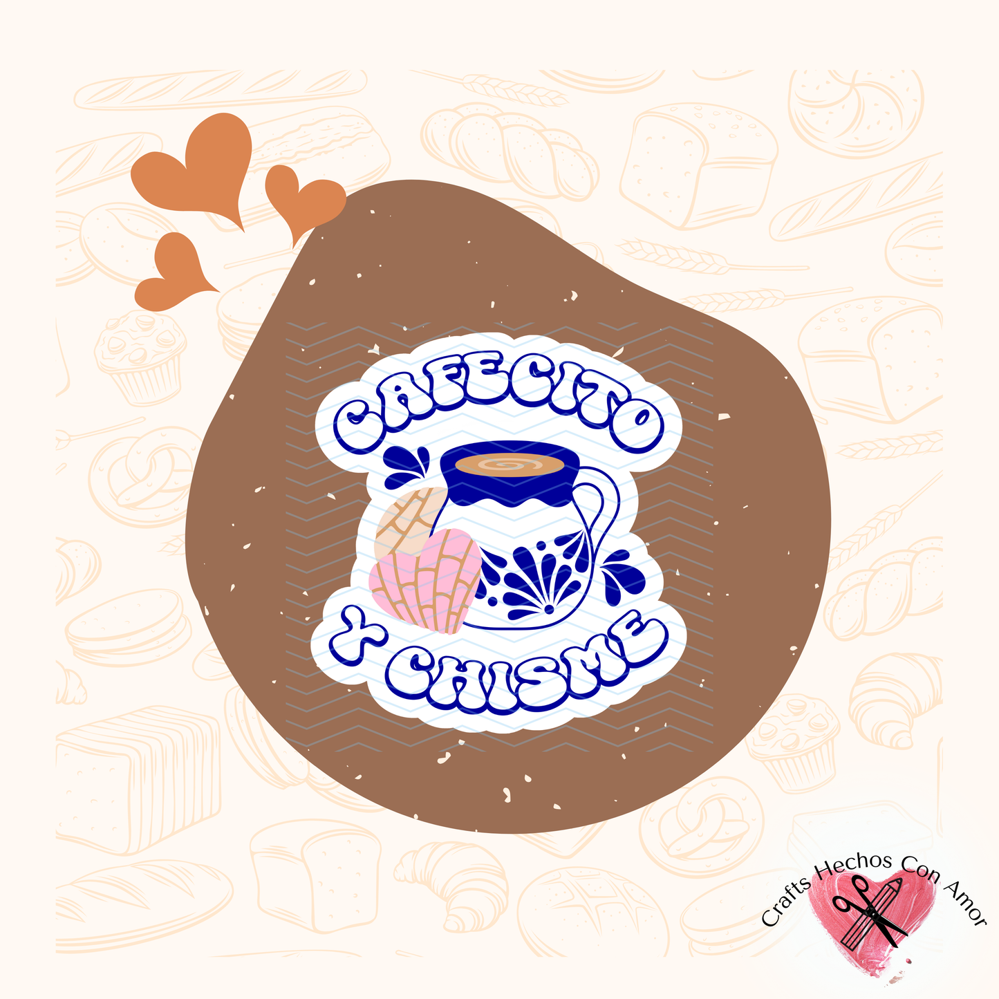 Cafecito y Chisme Sticker