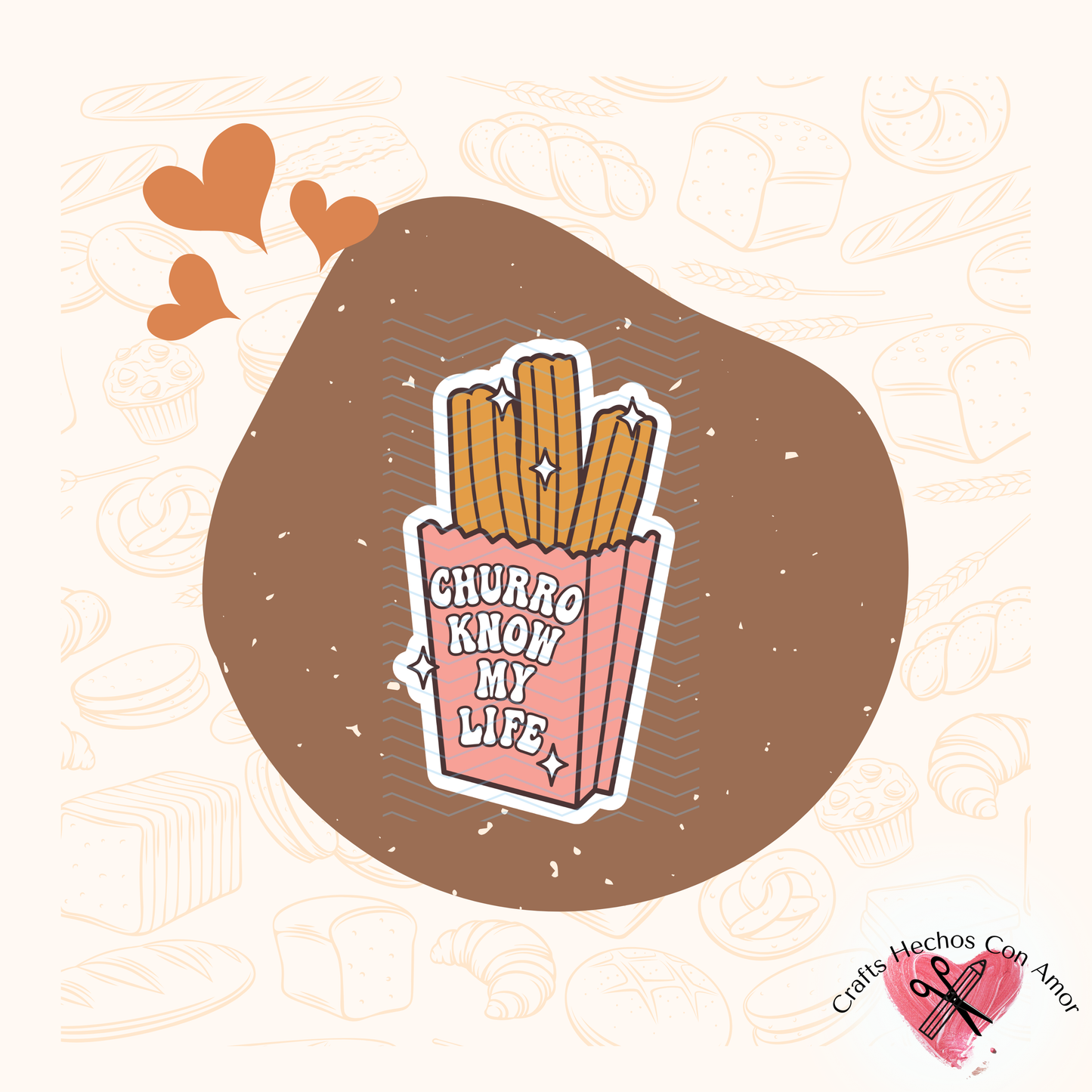 Churro Know my Life Sticker