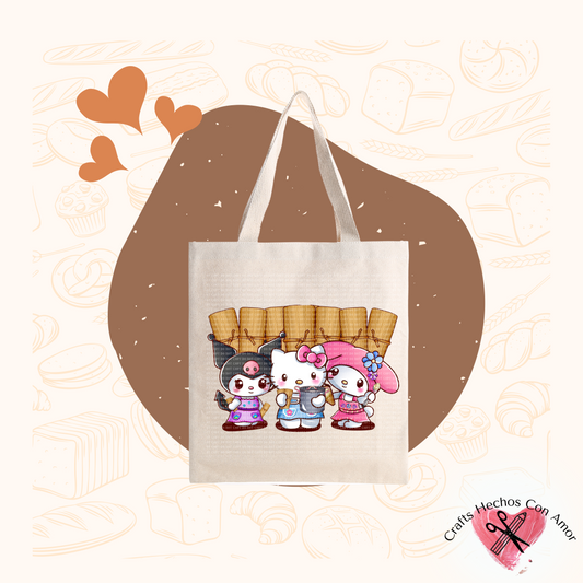 Kawaii Amigas Tamales Tote Bag