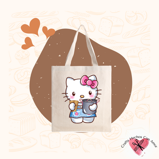 Kawaii Kitty Tamales Tote Bag