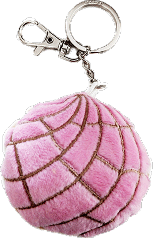 Plush Concha Key Chain: Chocolate / 50-pk