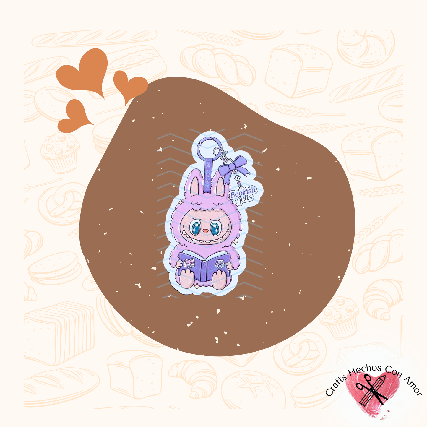 Bookish Girlie Bubu Sticker