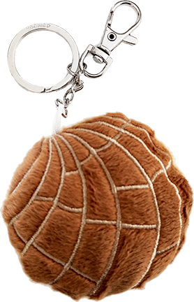 Plush Concha Key Chain: Chocolate / 50-pk