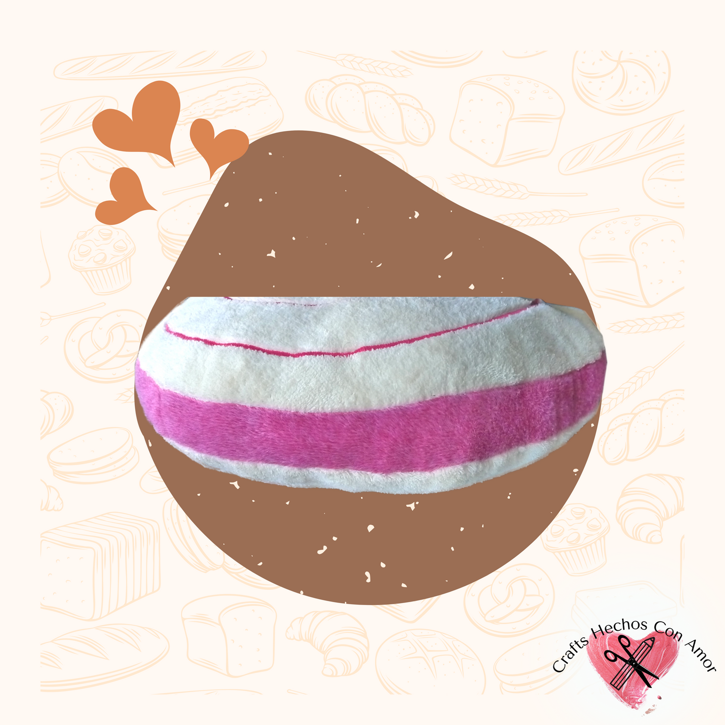 Pan Dulce "Niño Envuelto" Plush Cushion