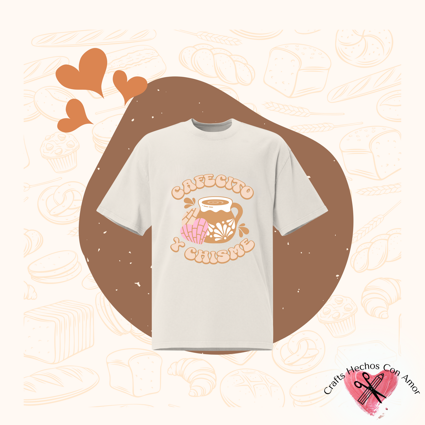 Cafecito y Chisme Unisex Tee