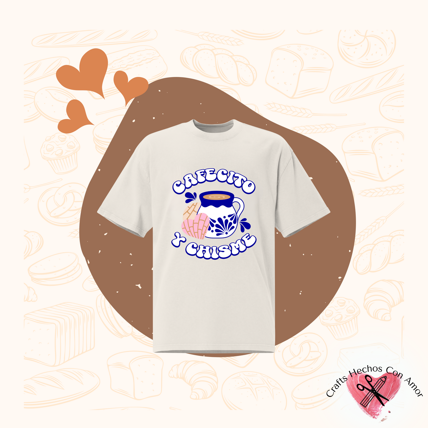 Cafecito y Chisme Unisex Tee